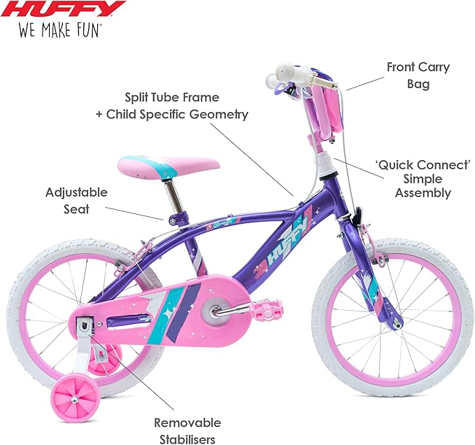 HUFFY 16" GLIMMER BIKE