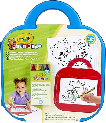 CRAYOLA MINI KIDS MON PREMIER PUPITRE EFFACABLE A SEC