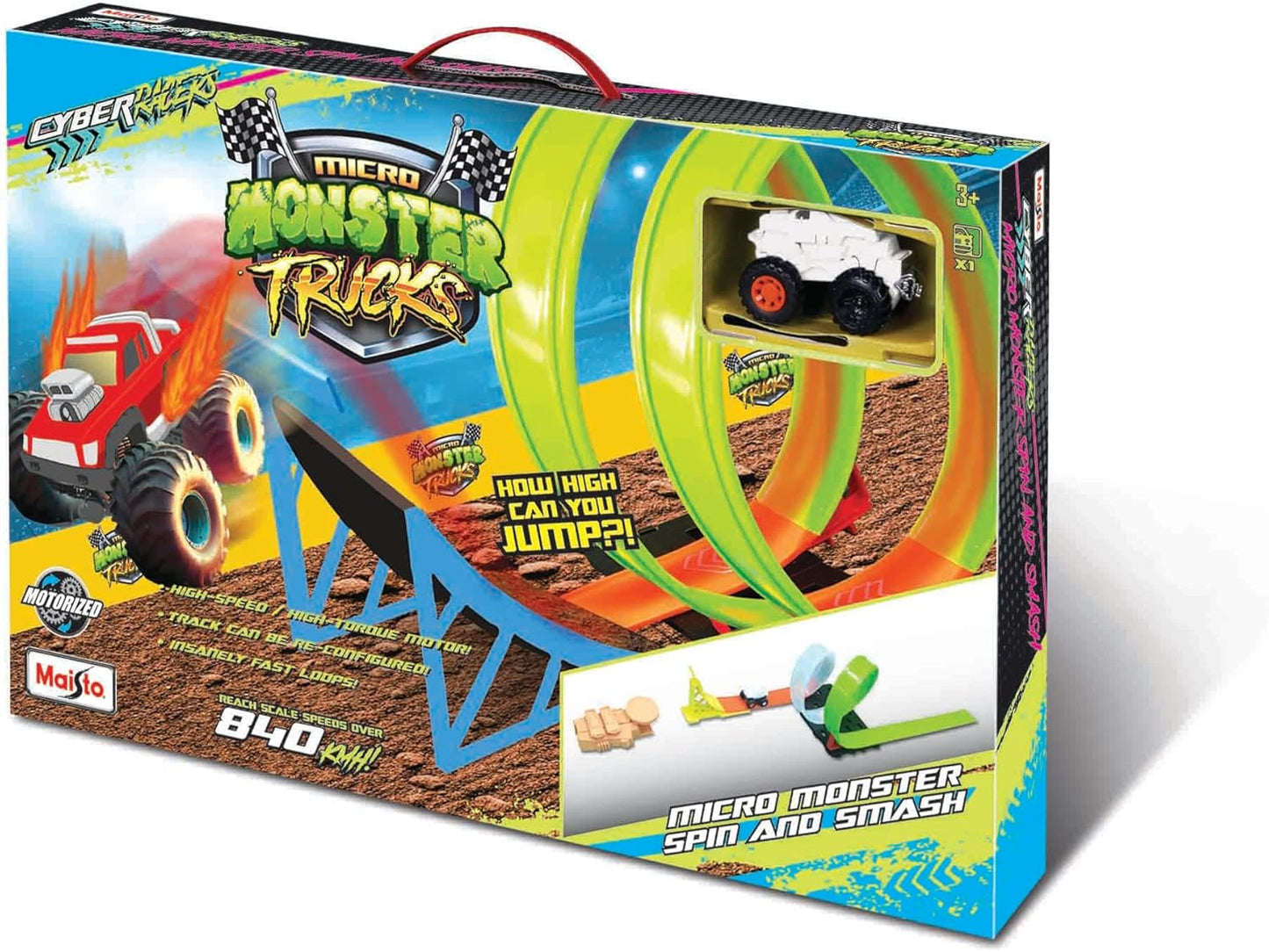 Cyber Racers Micro Monster Spin & Smash