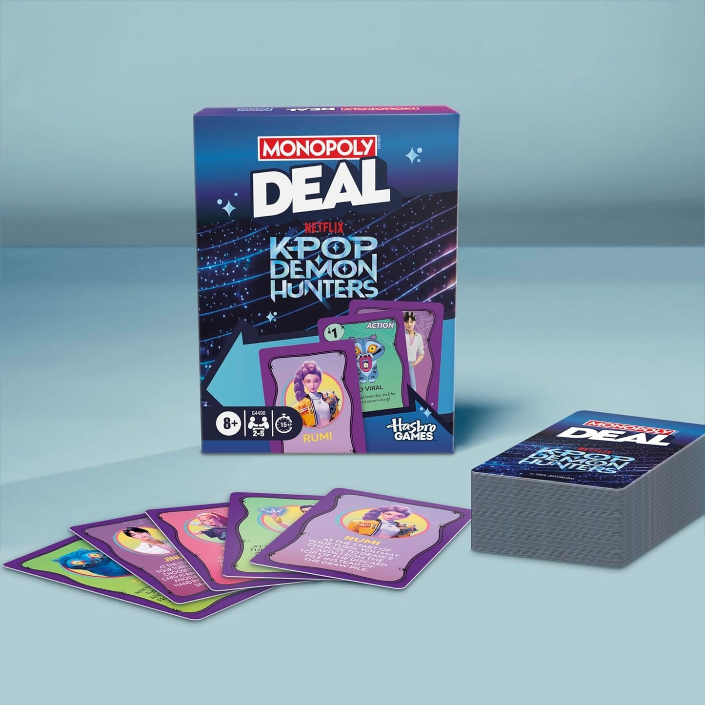 Monopoly Deal: K-Pop Demon Hunters Card Game by Hasbro