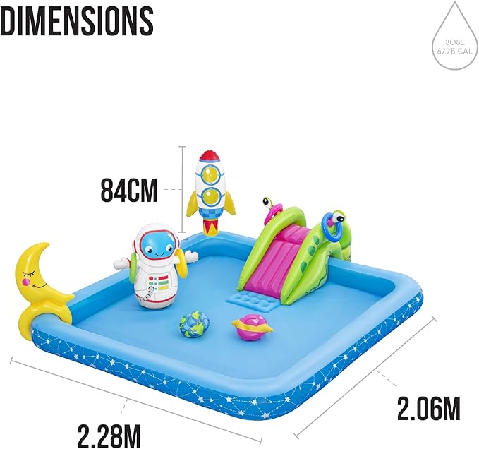 Bestway Astronaut-Themed Inflatable Playground