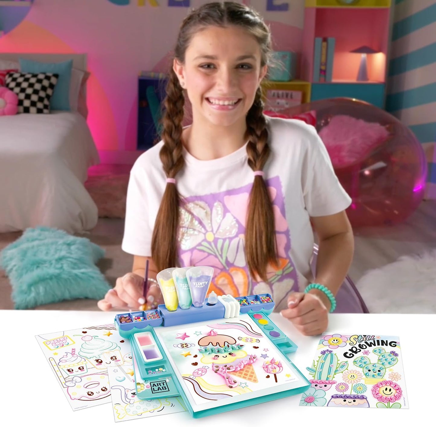 Art Lab Canal Toys Fluffy Painting Studio Set