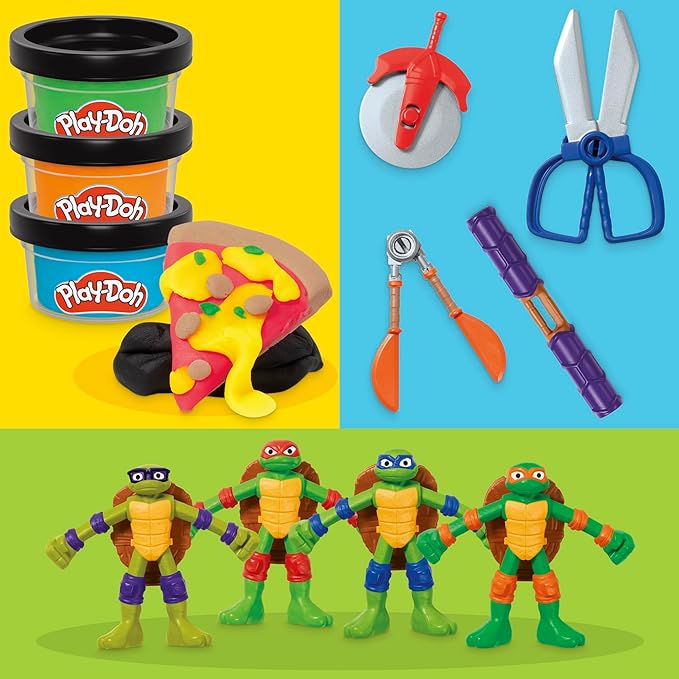 PLAY-DOH Teenage Mutant Ninja Turtles Cowabunga Creations