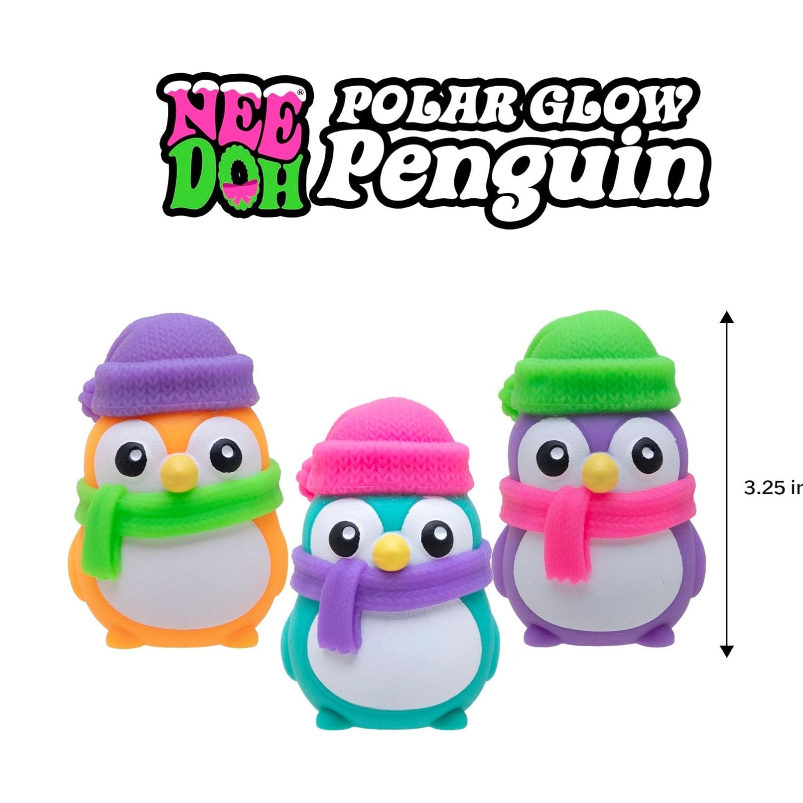 NeeDoh Polar Glow Penguin by Schylling