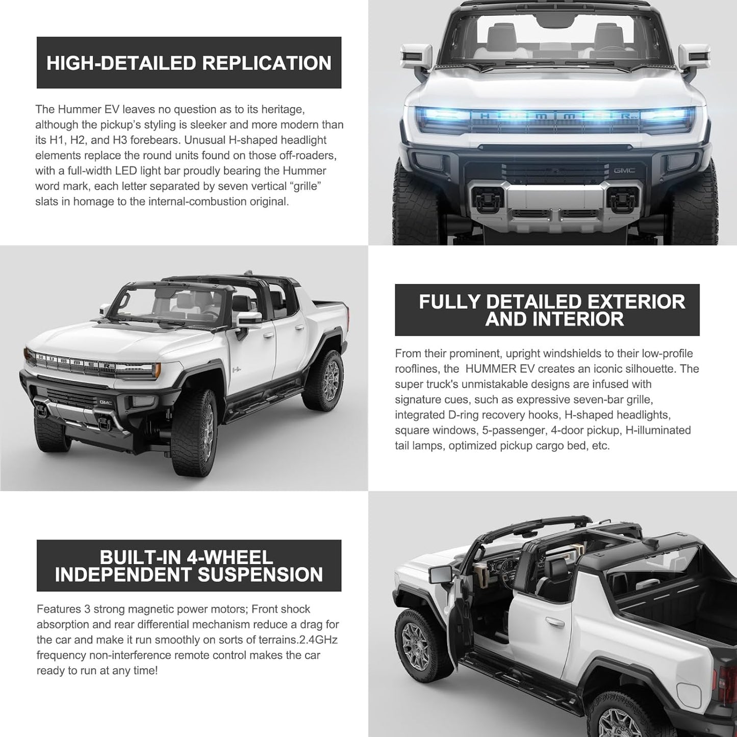 RASTAR 1:16 HUMMER EV R/C