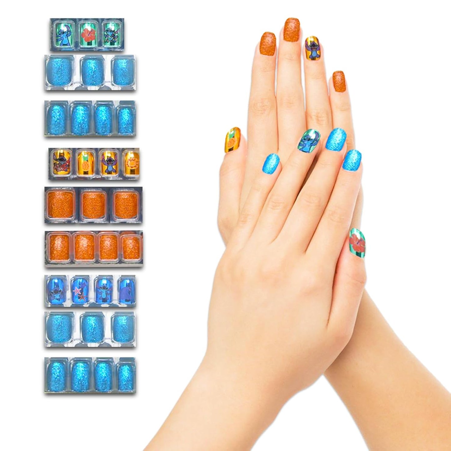 Townley Girl Disney Stitch Press-on Nails by Townley Girl