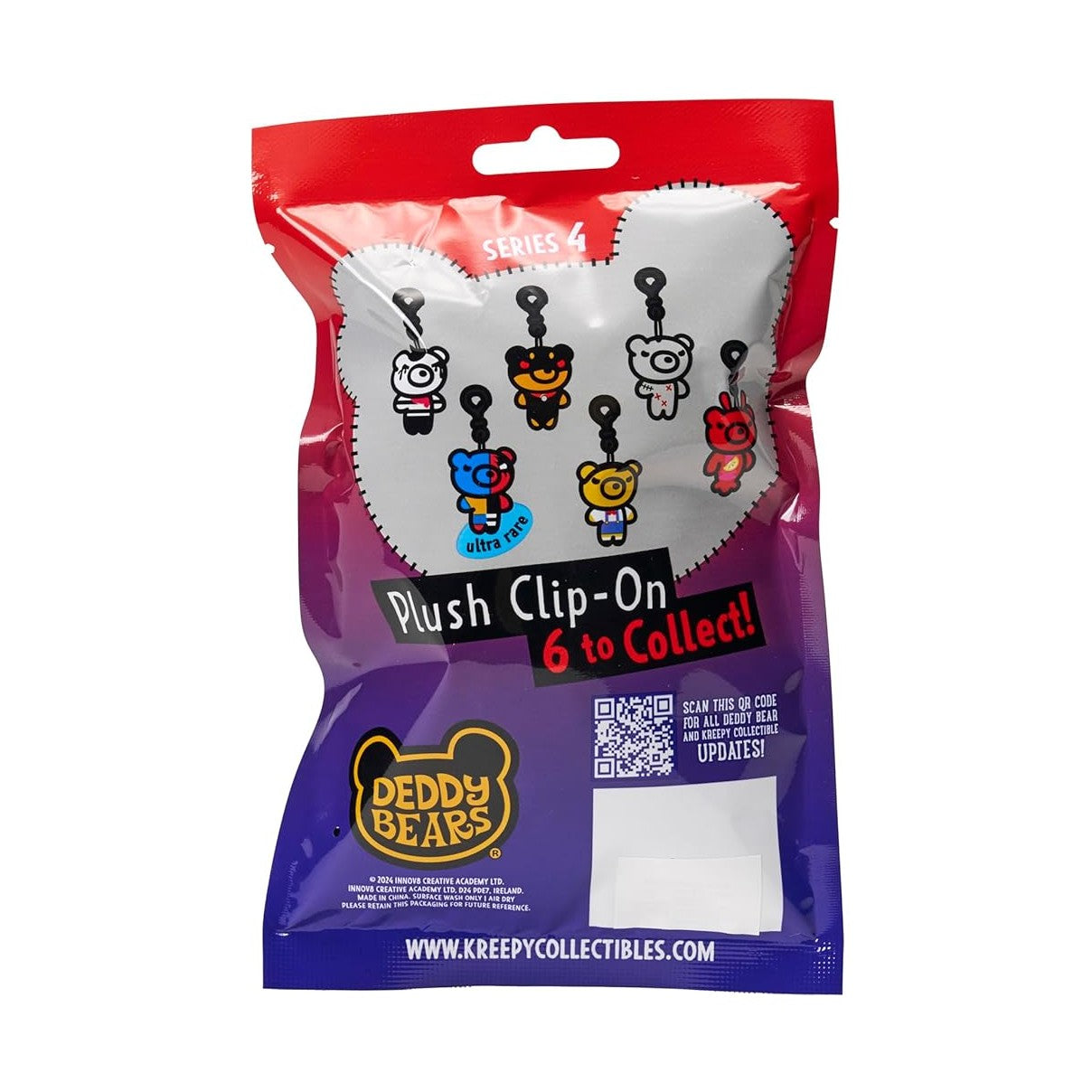 Deddy Bear Series 4 Blind Bag Random Plushie by Innov8 Creative Academy