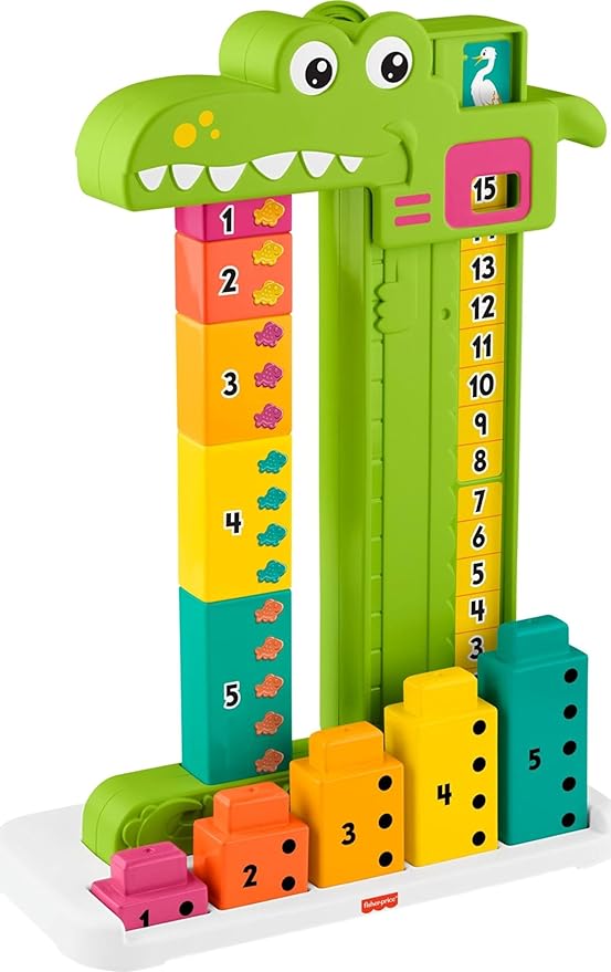 Fisher-Price Preschool Learning Toy Adding Alligator Counting Activity