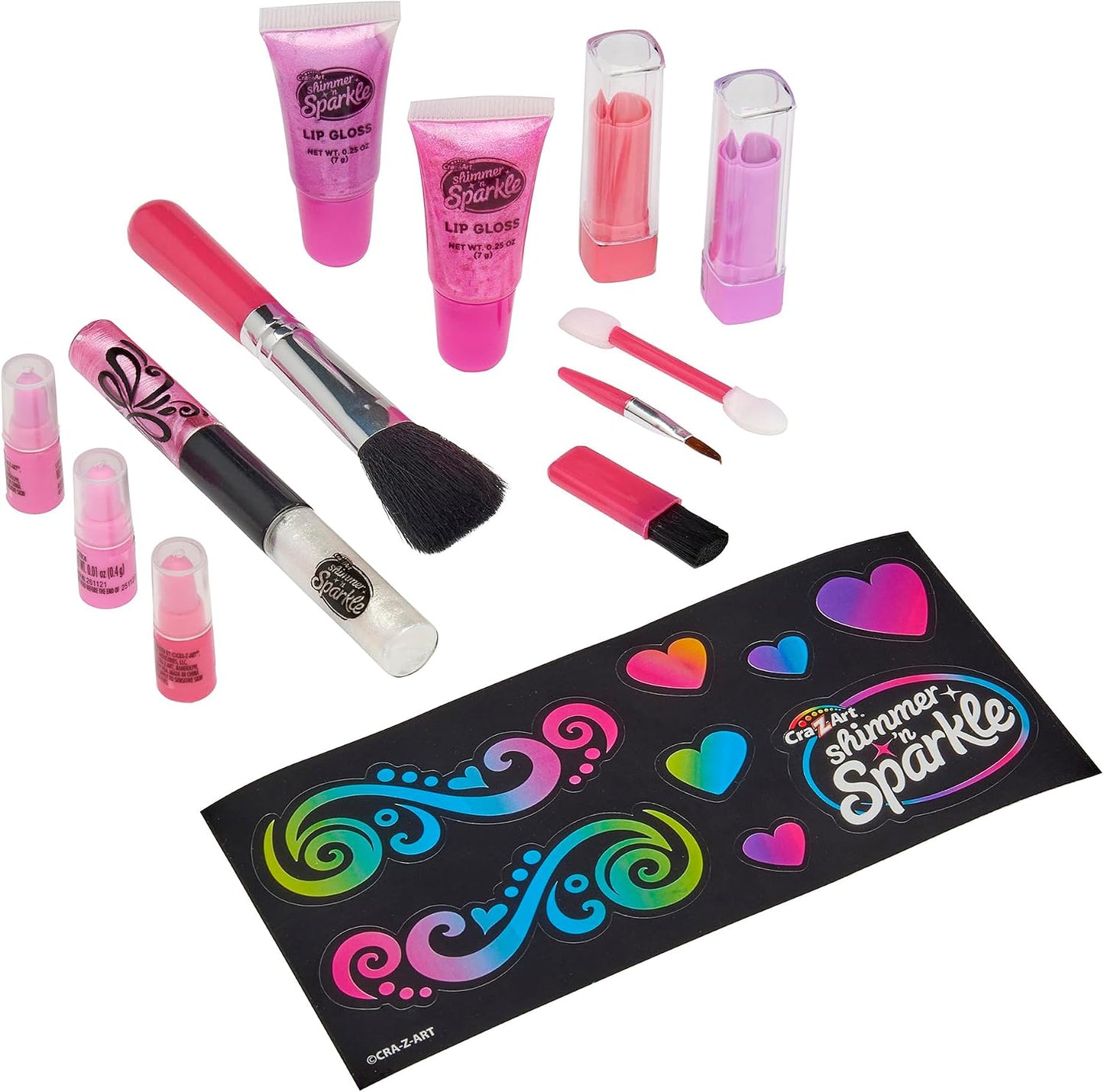 Cra-Z-Art Shimmering Glitter Makeover Studio Kids Makeup Set by Cra-Z-Art