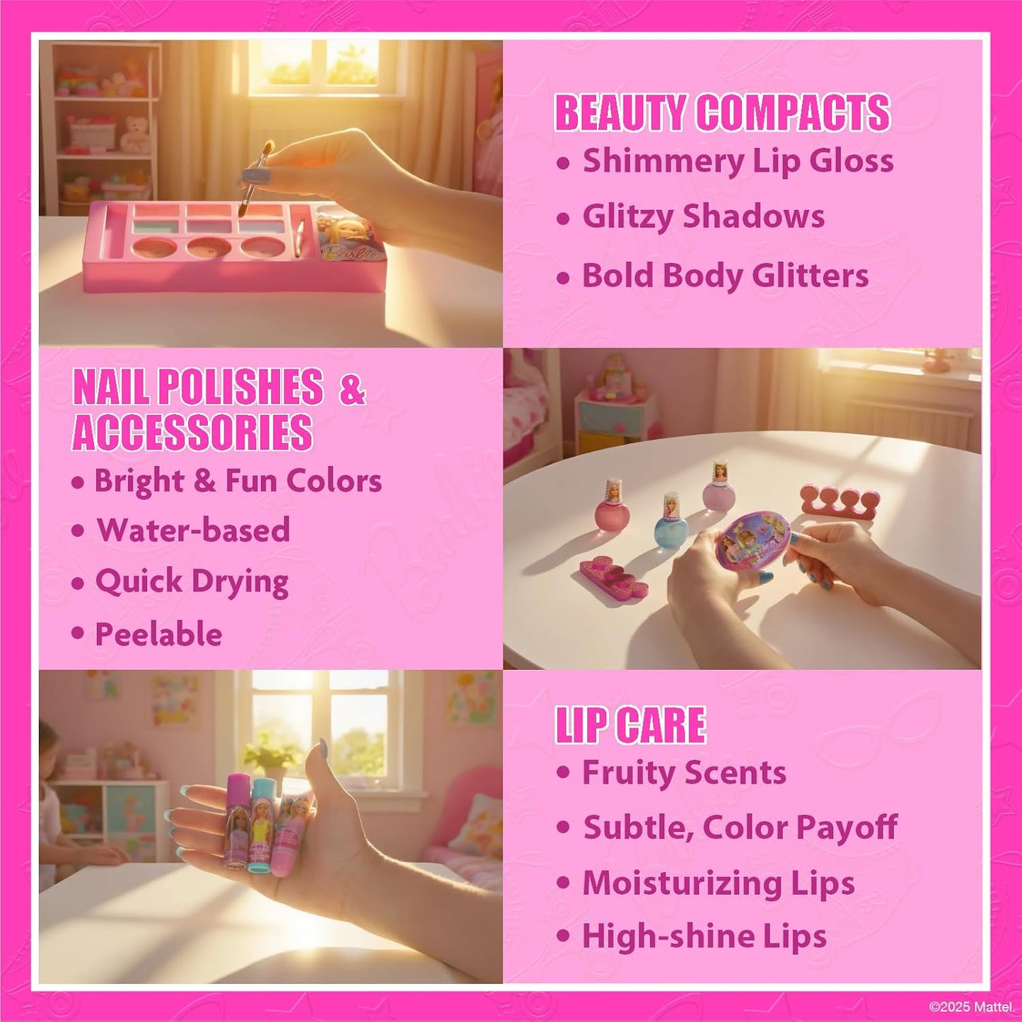 Townley Barbie Train Case Makeup Set by Townley Girl