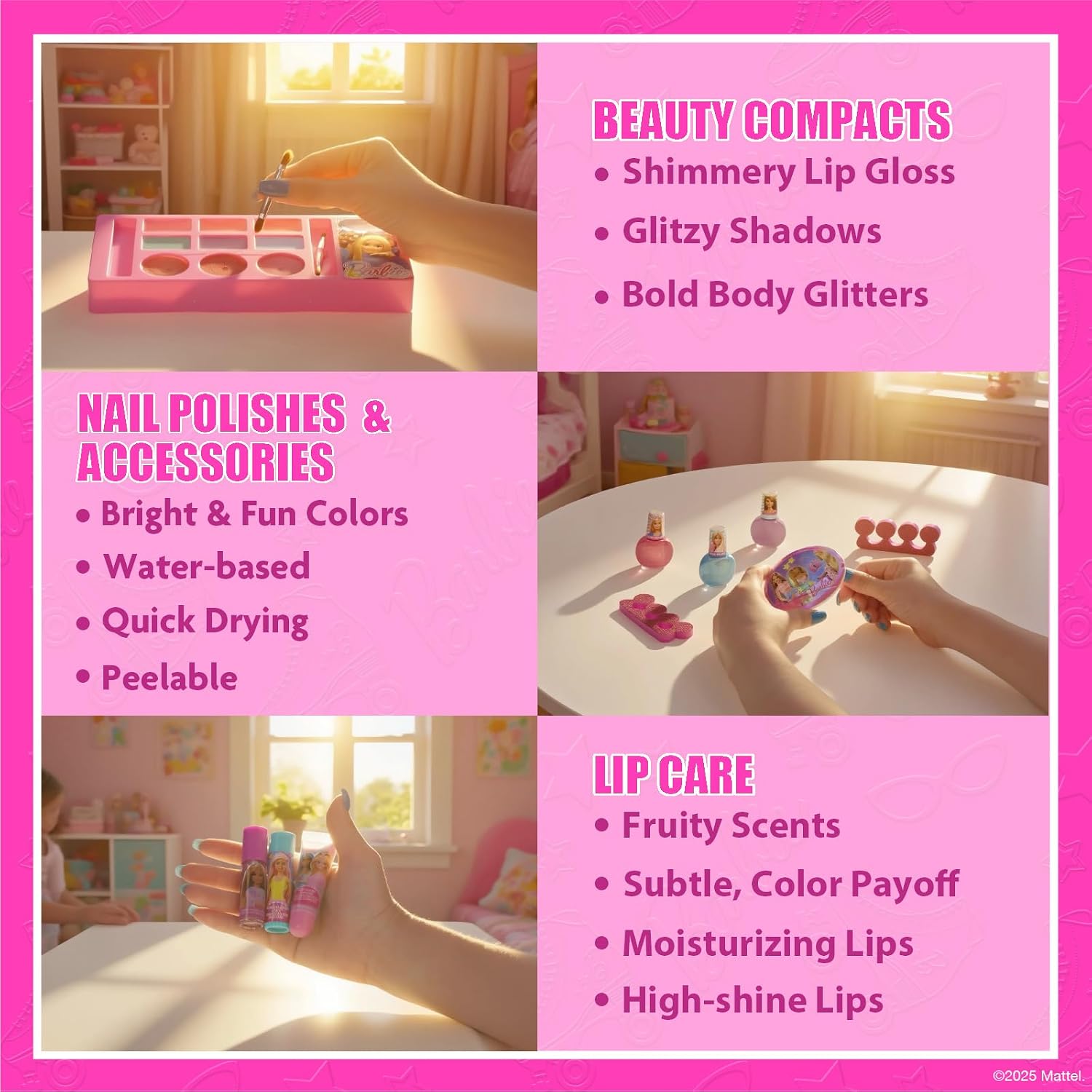 Townley Barbie Train Case Makeup Set by Townley Girl