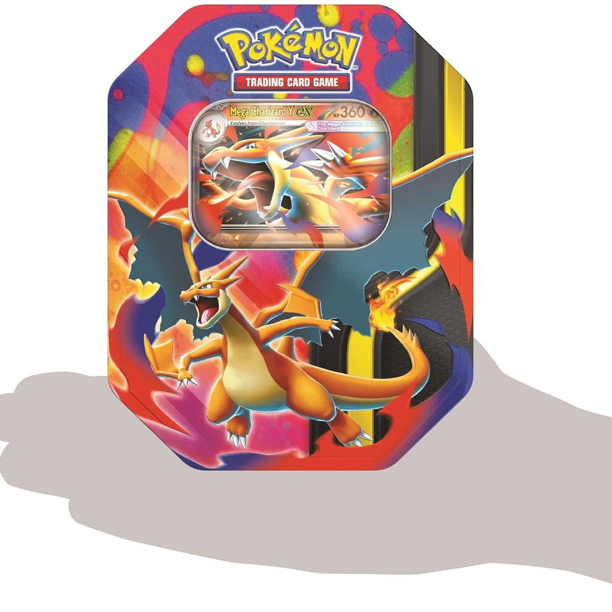 Pokémon TCG: Spring 2026 EX Tin Assortment (Mega Charizard) by The Pokémon Company