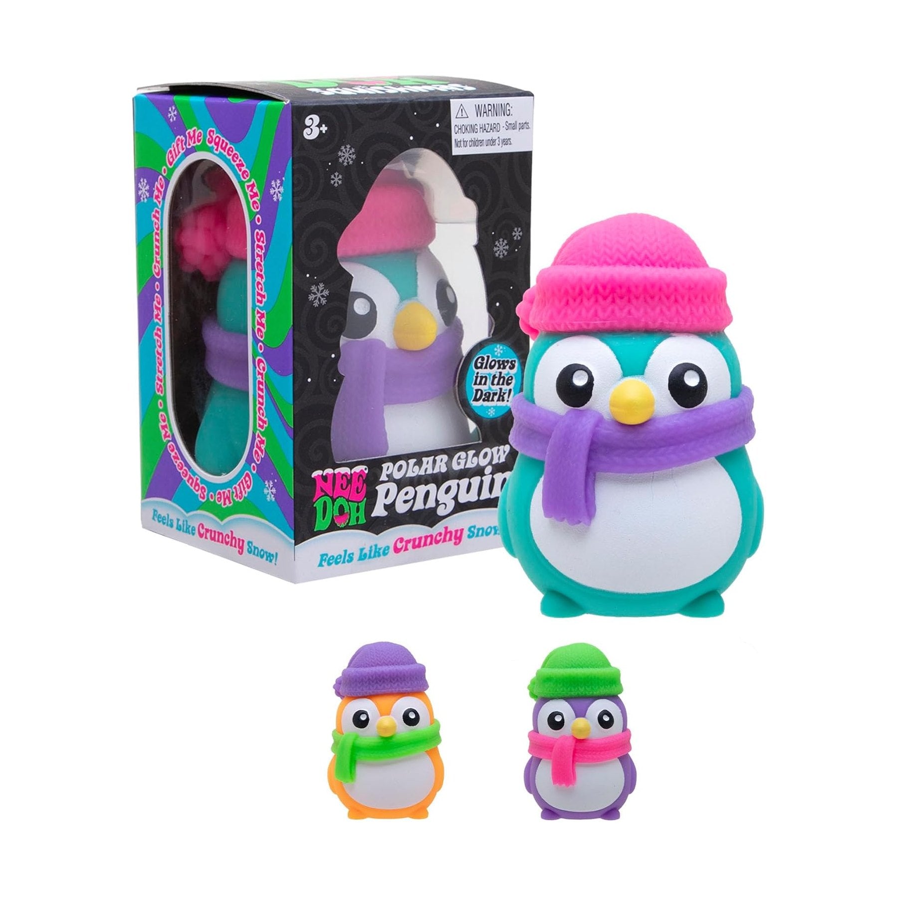 NeeDoh Polar Glow Penguin by Schylling