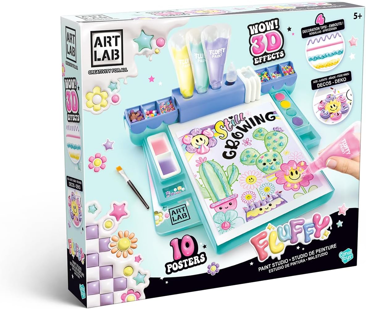 Art Lab Canal Toys Fluffy Painting Studio Set