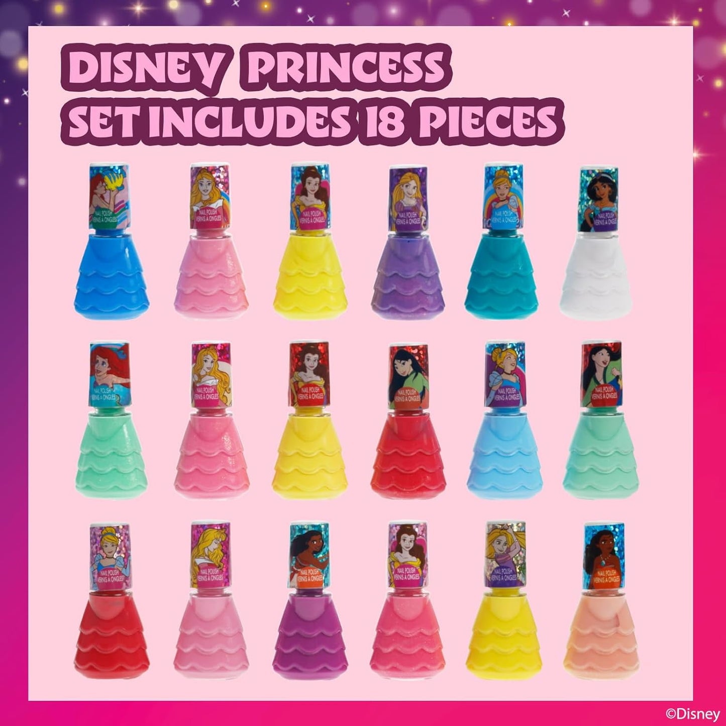 Townley Girl Disney Princess Nail Polish Set by Townley Girl