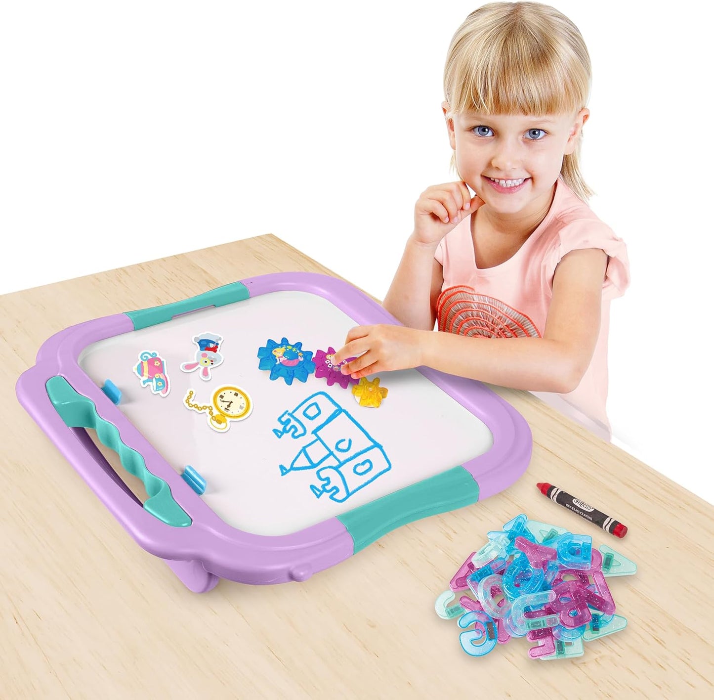 READY TO PLAY DOUBLE SIDED BOARD & STORYBOOK MAGNETIC PLAYSET