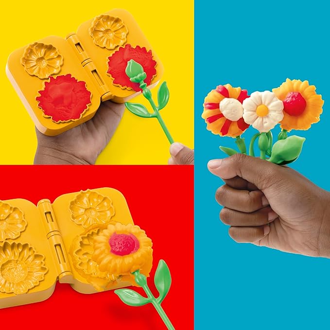 Play-Doh Sunflower and Daisy Flower