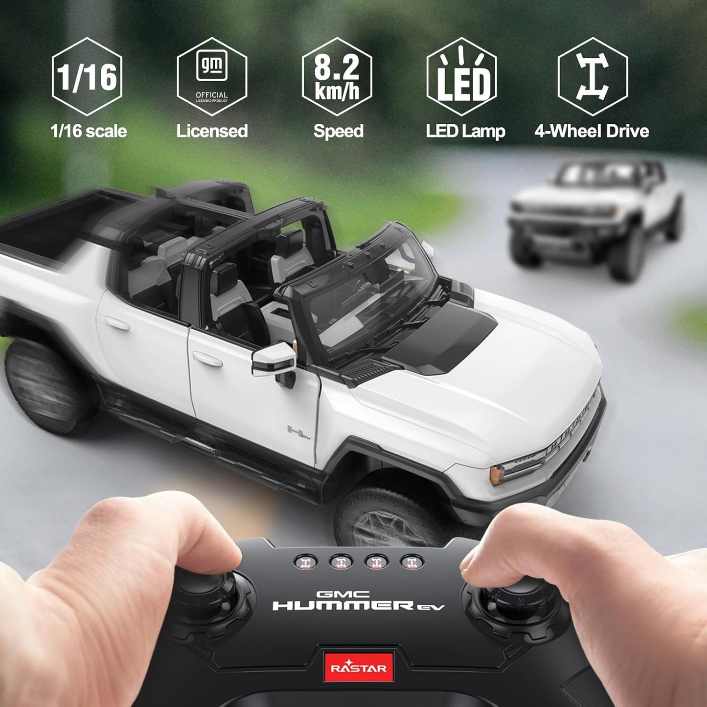 RASTAR 1:16 HUMMER EV R/C