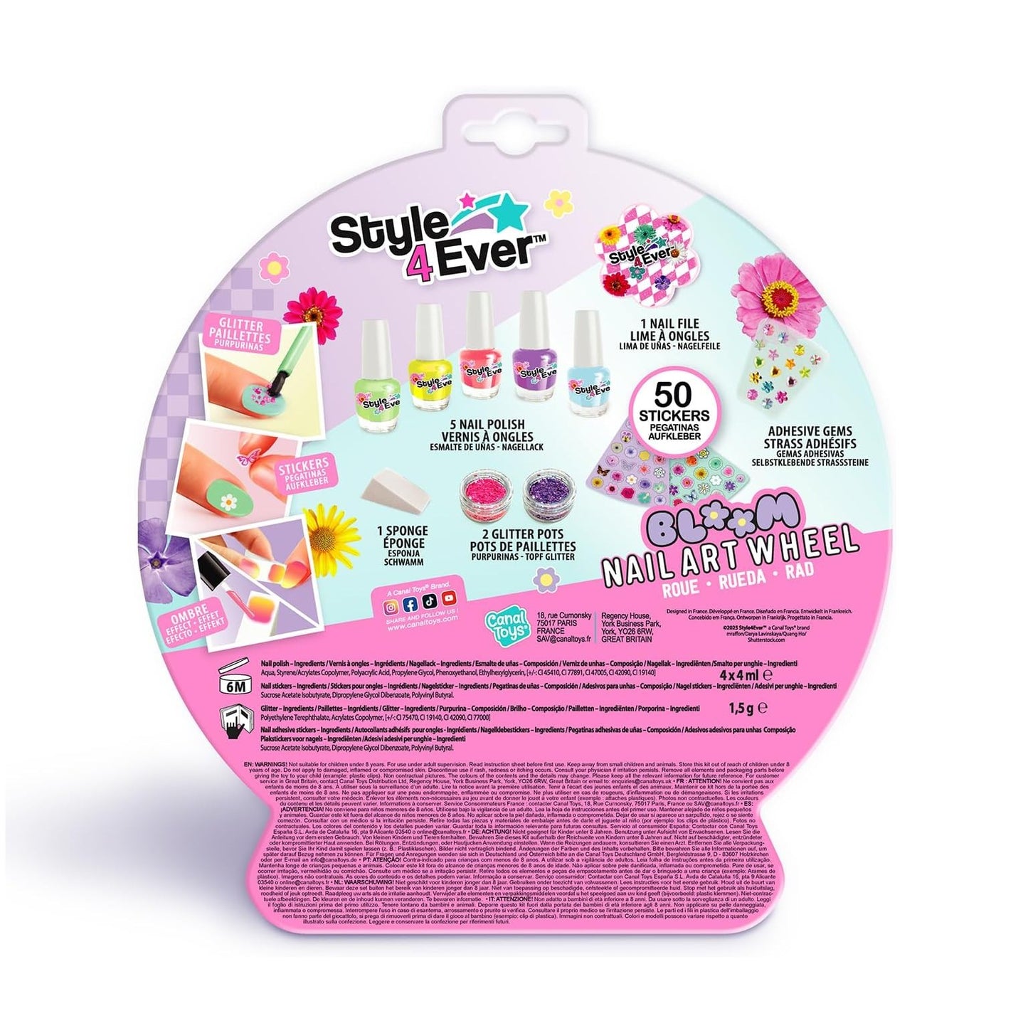 Canal Toys Bloom Nail Art Wheel by Canal Toys