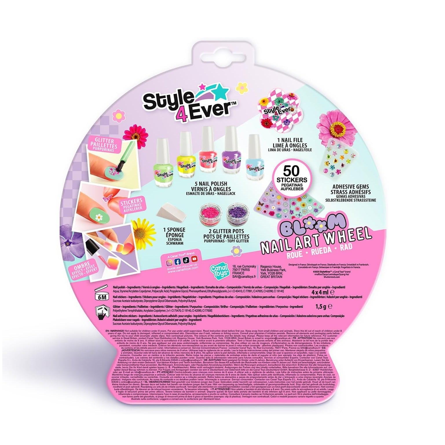 Canal Toys Bloom Nail Art Wheel by Canal Toys