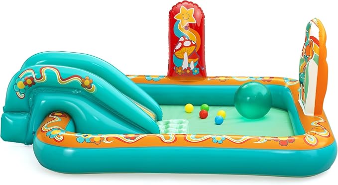Bestway 6'4" x 60" x 29"/1.93m x 1.52m x 74cm Retro Groove Play Center