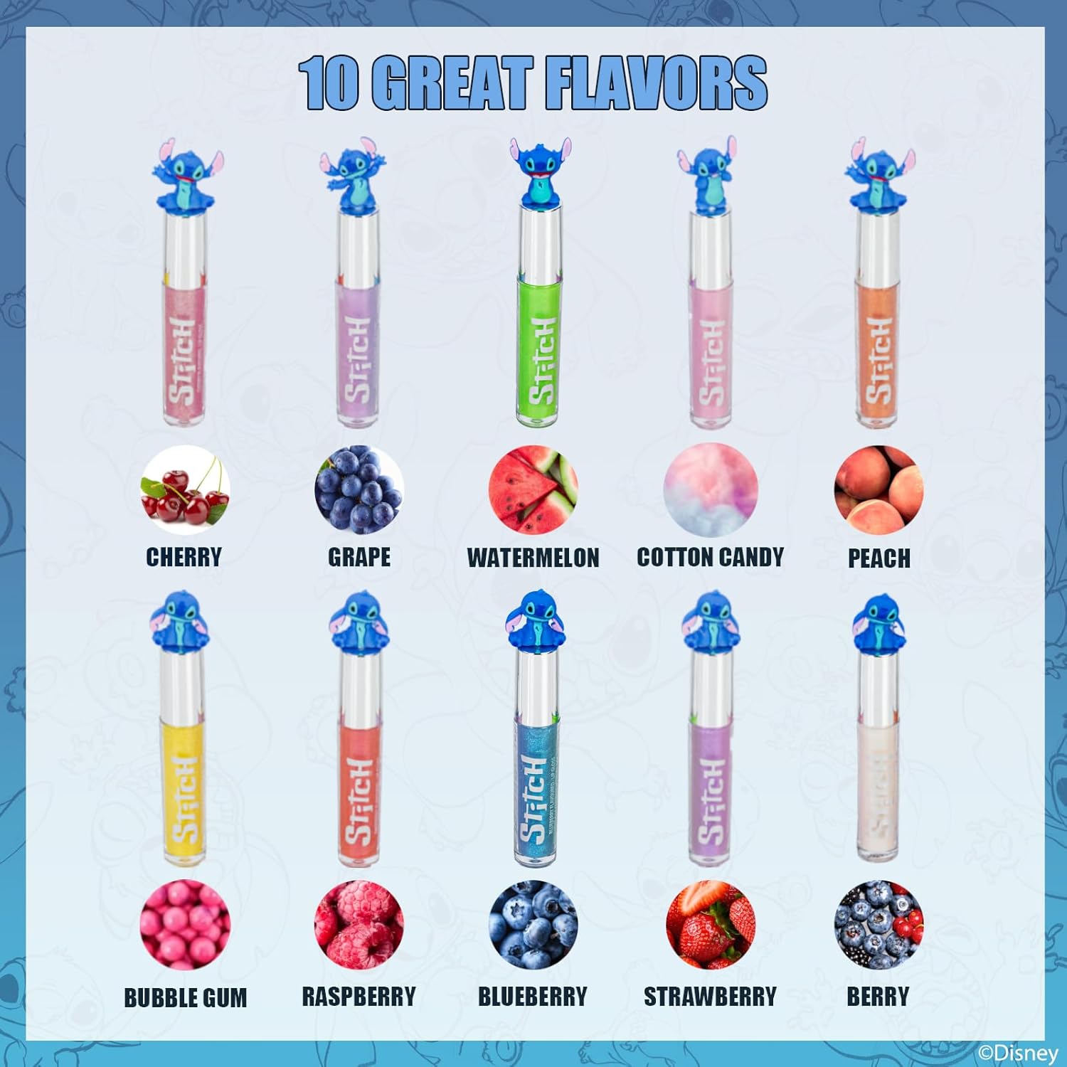 Townley Girl Disney Stitch Lip Gloss by Townley Girl
