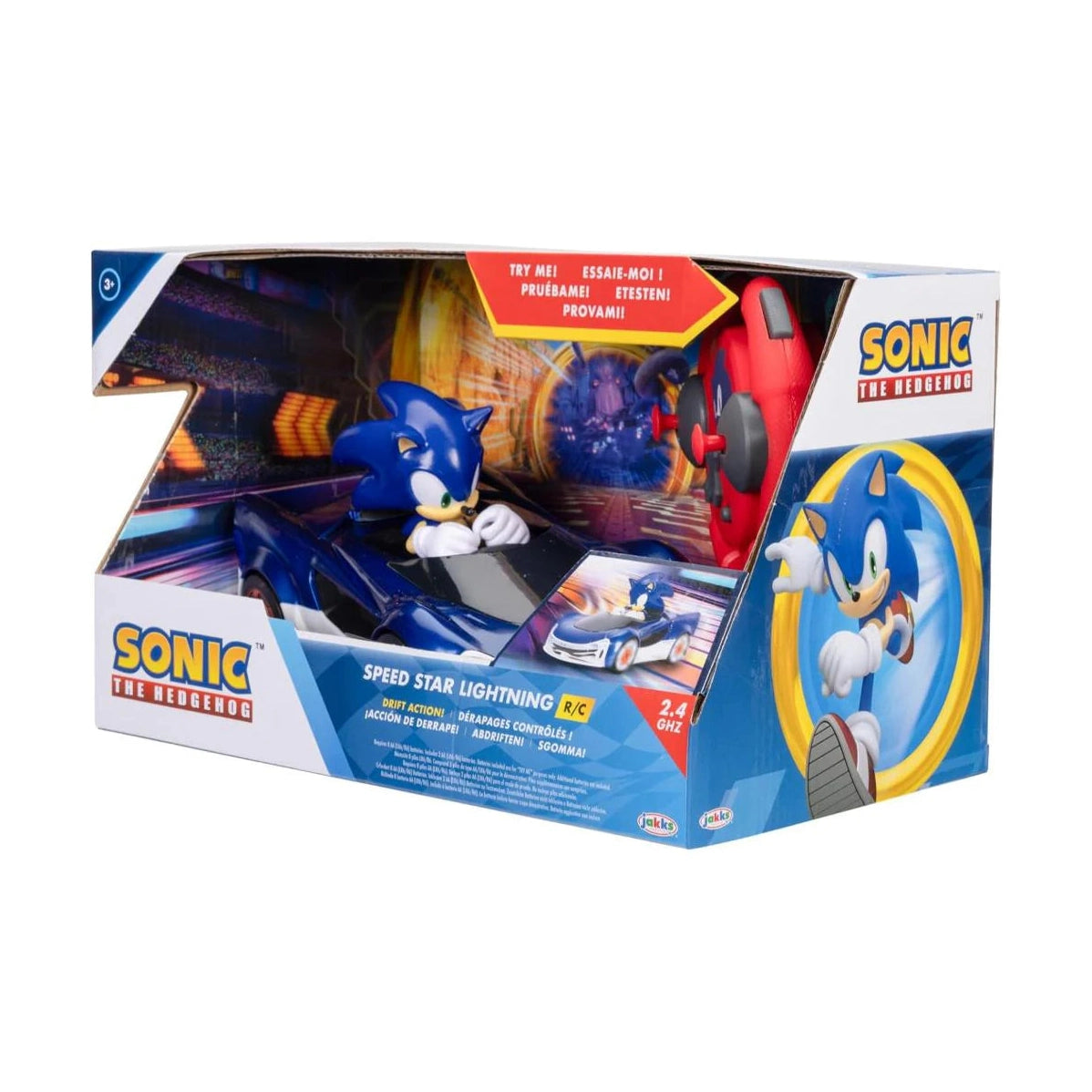Sonic Speed Rc Sonic the Hedgehog Speed Star Lightning Drifting RC – NEW LAND
