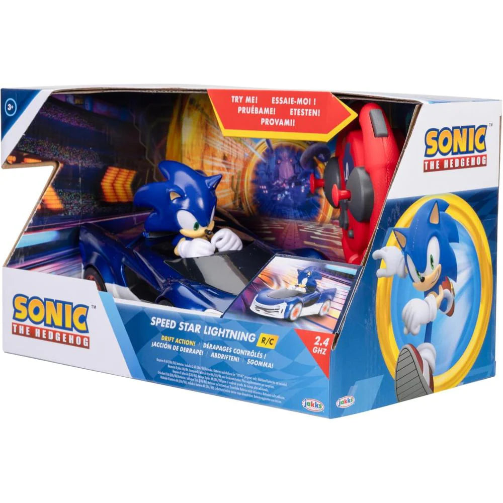 Sonic the Hedgehog Speed Star Lightning Drifting RC by JAKKS Pacific