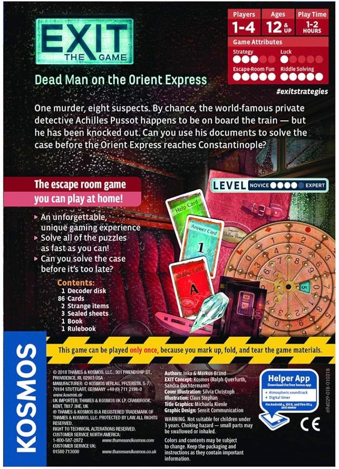 EXIT : DEAD MAN ON THE ORIENT EXPRESS