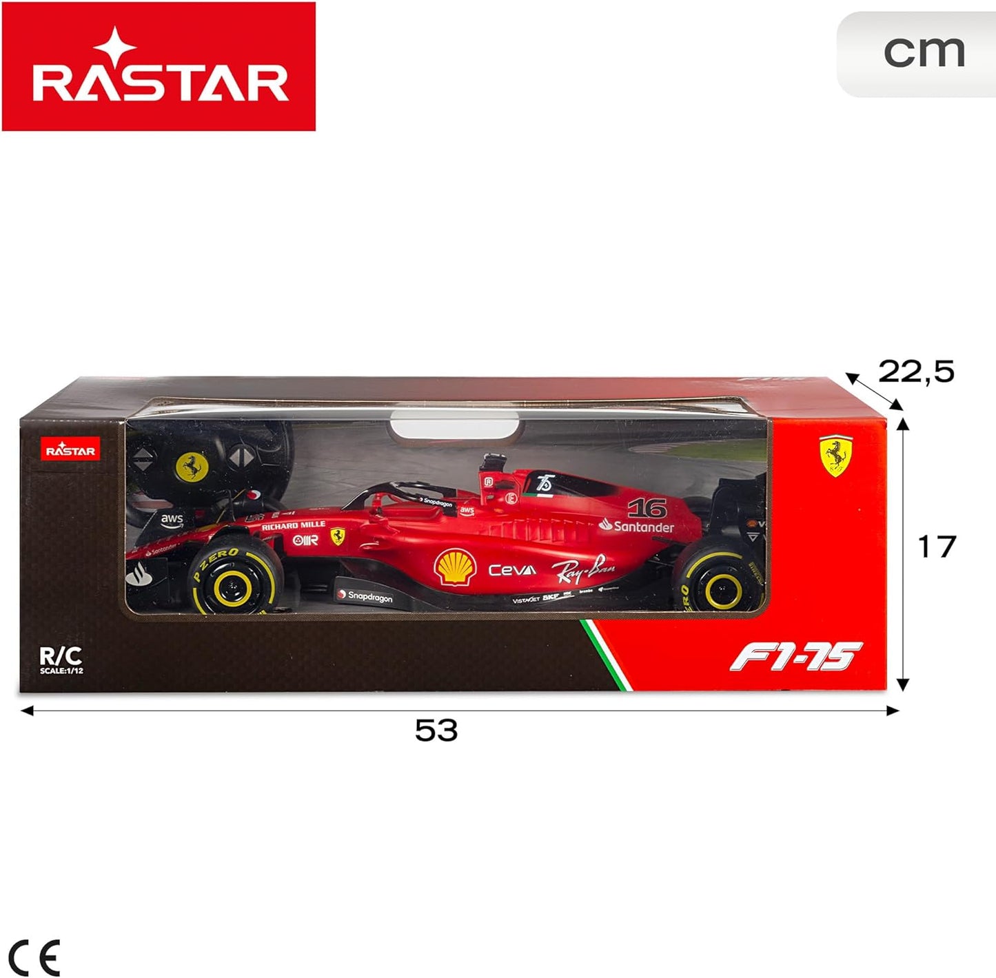 RASTAR 1:12 F1-75 FERRARI R/C