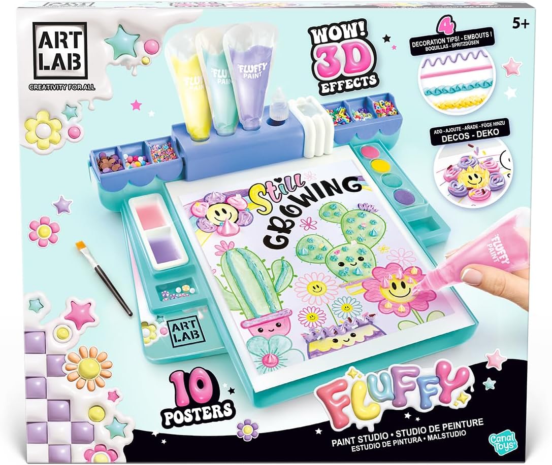 Art Lab Canal Toys Fluffy Painting Studio Set