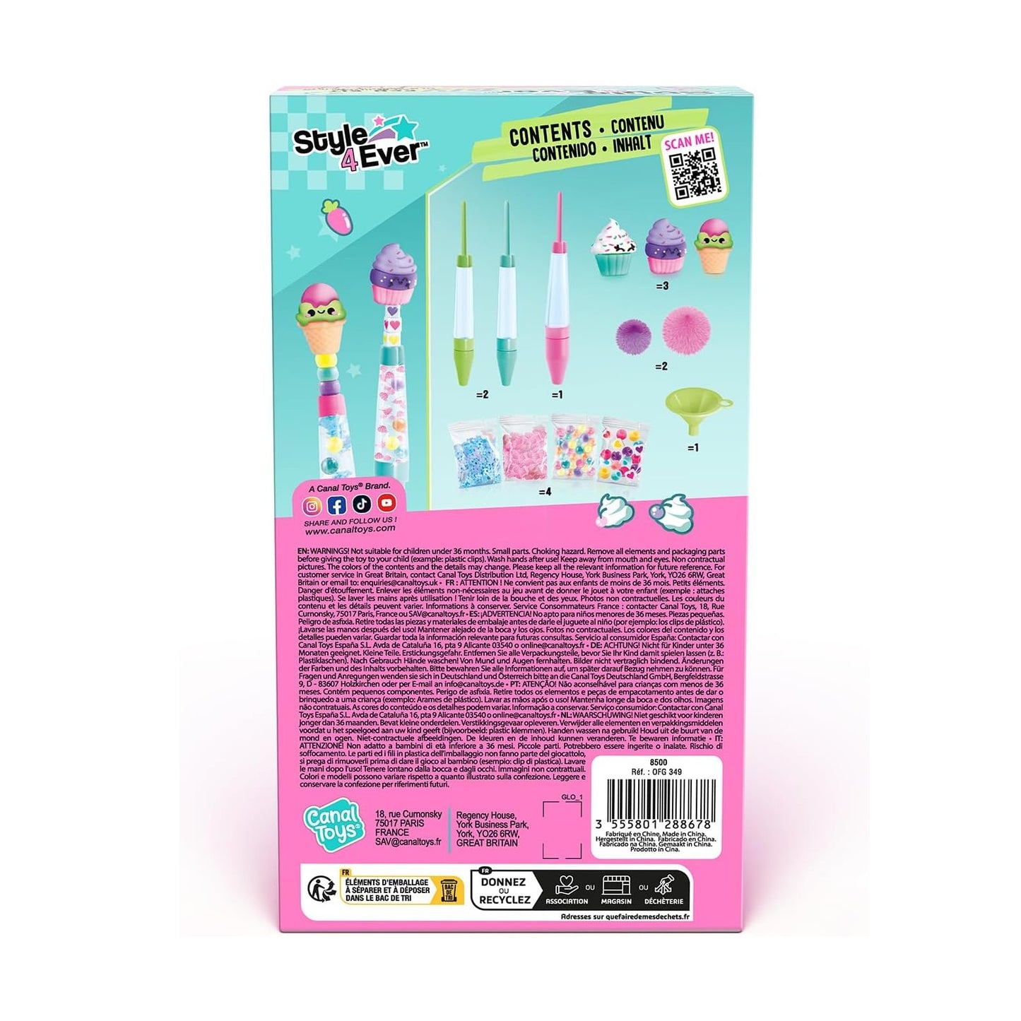 Canal Toys Style 4 Ever Decora Pen Kit by Canal Toys