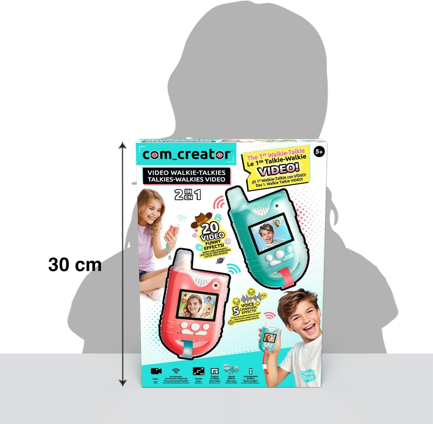 Canal Toys - 2-in-1 Video Walkie-Talkie
