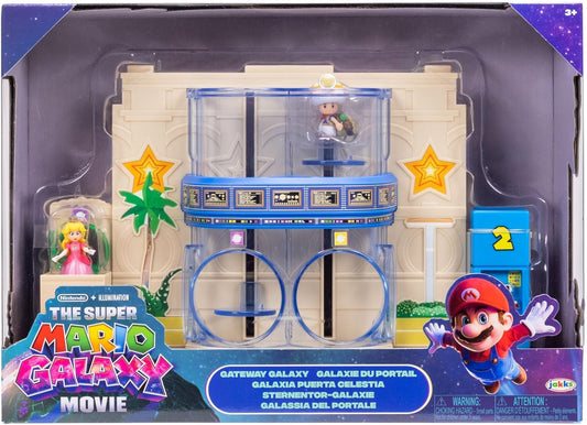 The Super Mario Galaxy Movie  Gateway Galaxy Diorama Playset