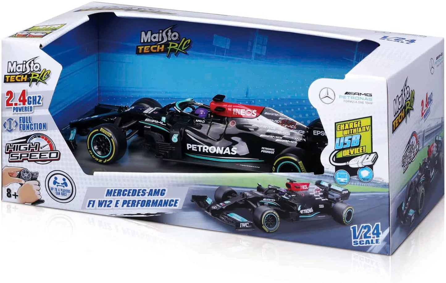 Maisto 1:24 Premium RC F1 Mercedes Season L Hamilton