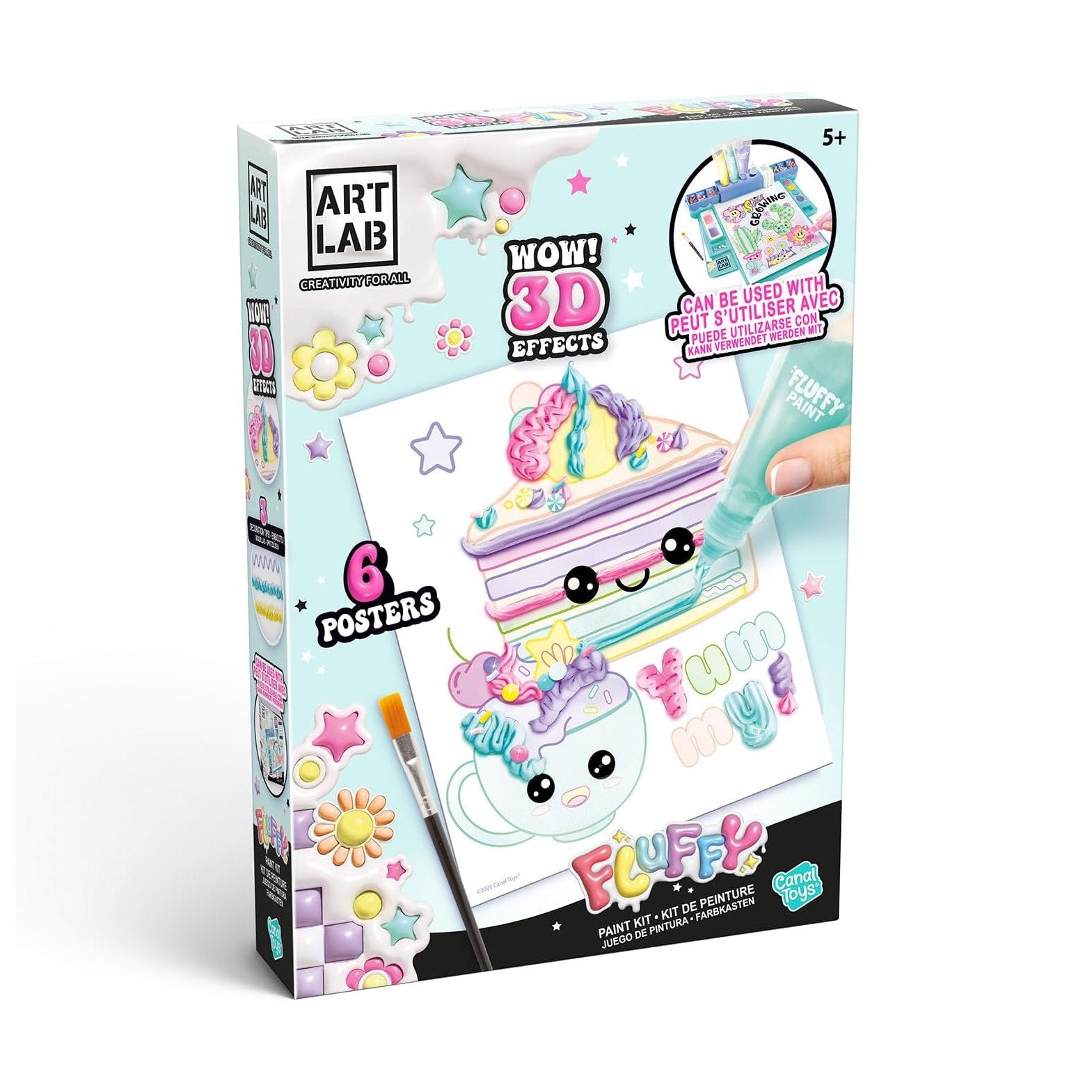 Canal Toys Fluffy Paint Kit by Canal Toys