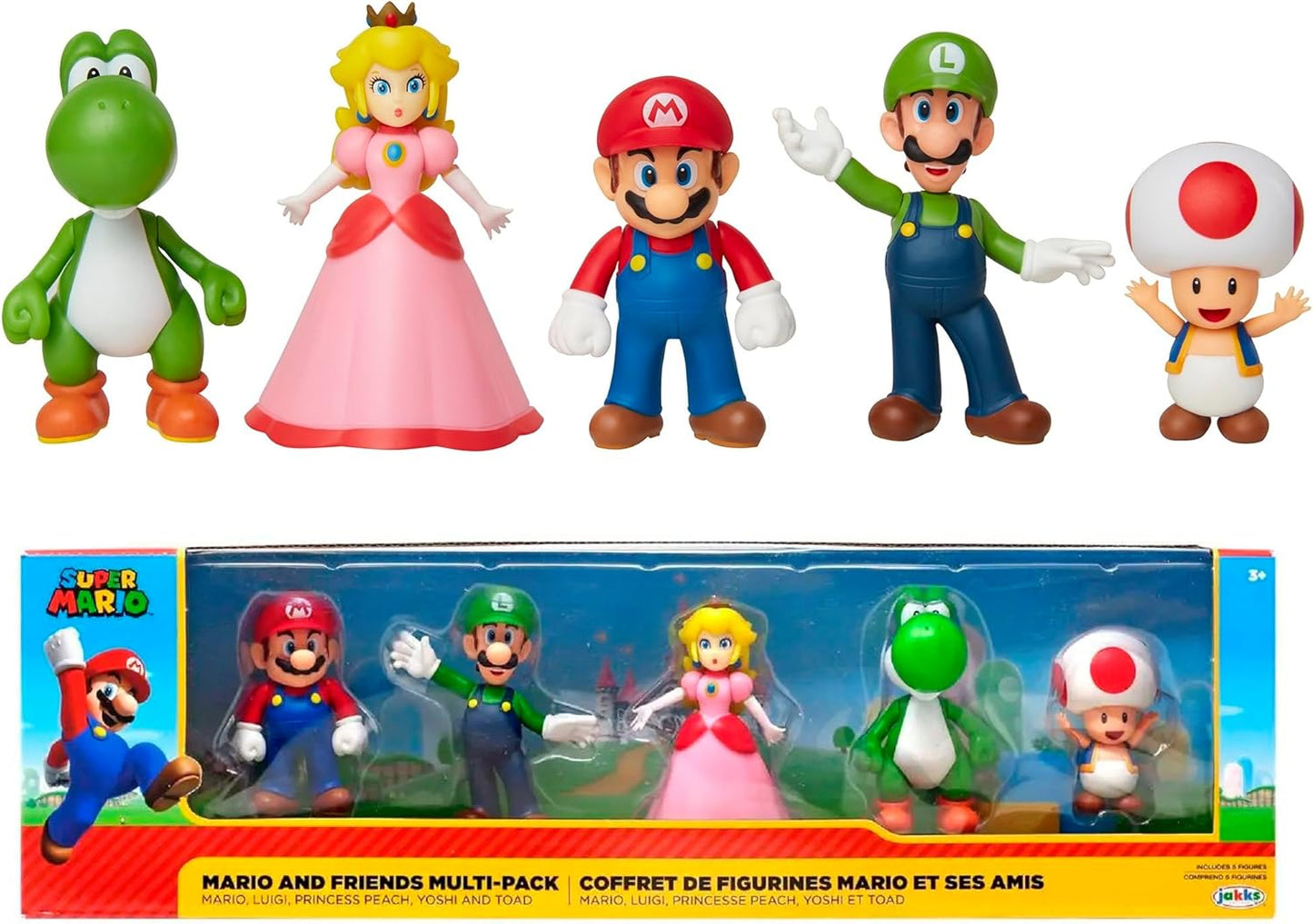 Super Mario Figure Multi 5Pack