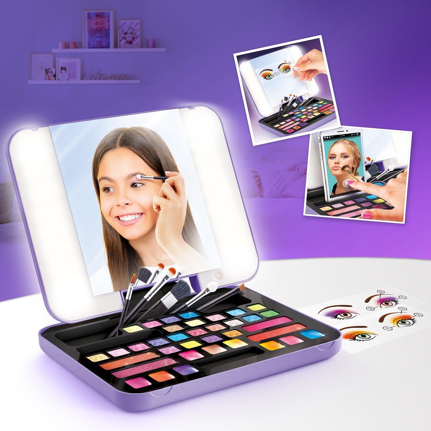 LIGHT-UP MAKE-UP CASE