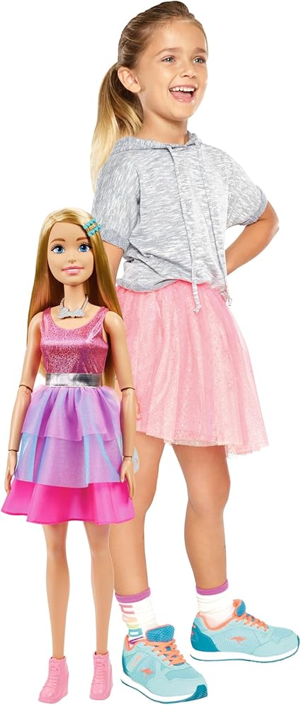 Large Barbie Doll with Blond Hair, 28 Inches Tall