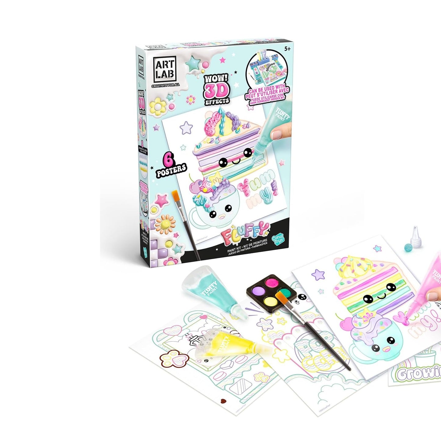 Canal Toys Fluffy Paint Kit by Canal Toys