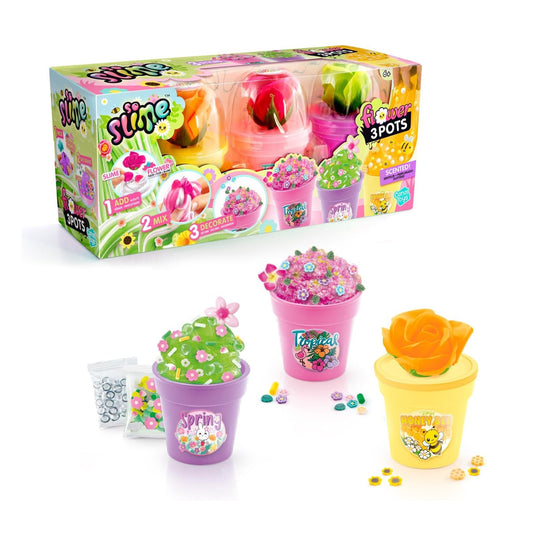 Canal Toys So Slime Flower 3 Pots by Canal Toys