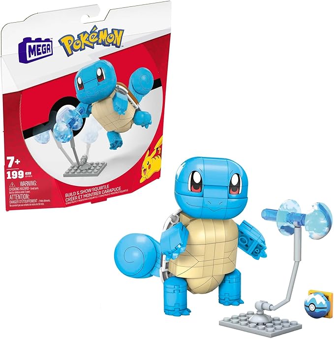 MEGA BUILD & SHOW  Squirtle Pokémon