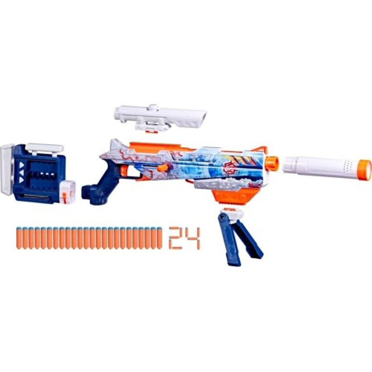 NERF Arctic Zerostriker Blaster by Hasbro