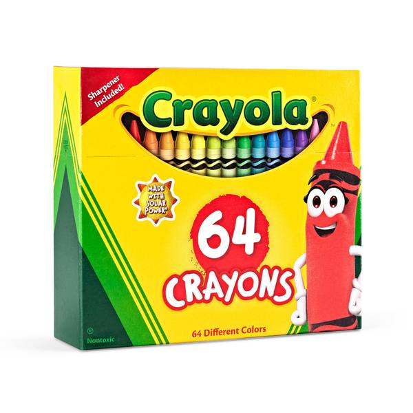 Crayola Colored Crayons, 64 Pieces by Crayola