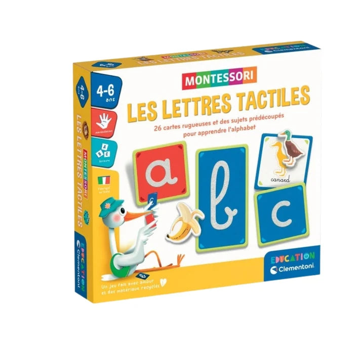 Clementoni Montessori Education: Tactile Letters (FR) by Clementoni