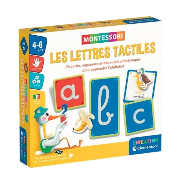 Clementoni Montessori Education: Tactile Letters (FR)