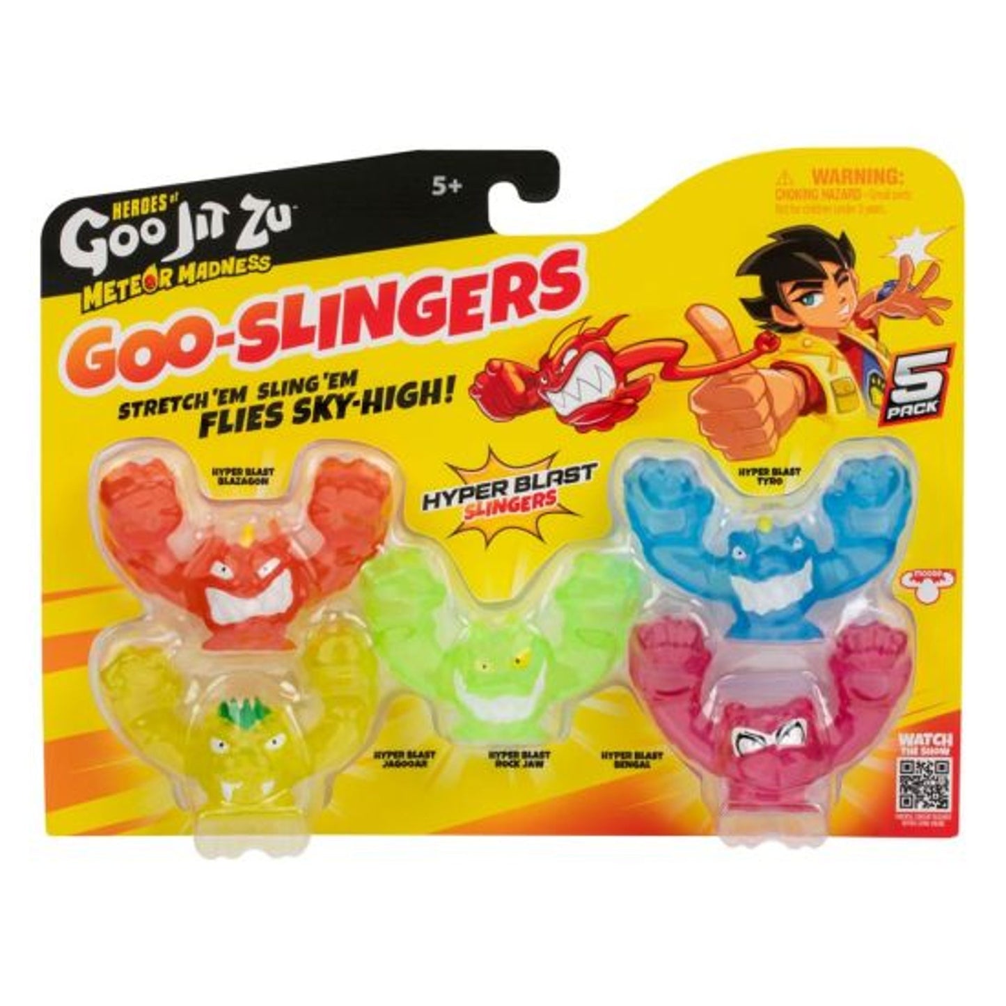 Heroes Of Goo Jit Zu Meteor Madness Hyper Blast Slingers 5-Pack by Heroes Of Goo Jit Zu