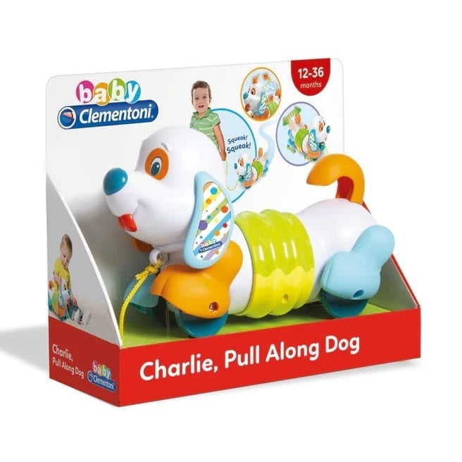 Clementoni Baby Charlie Pull Along Dog