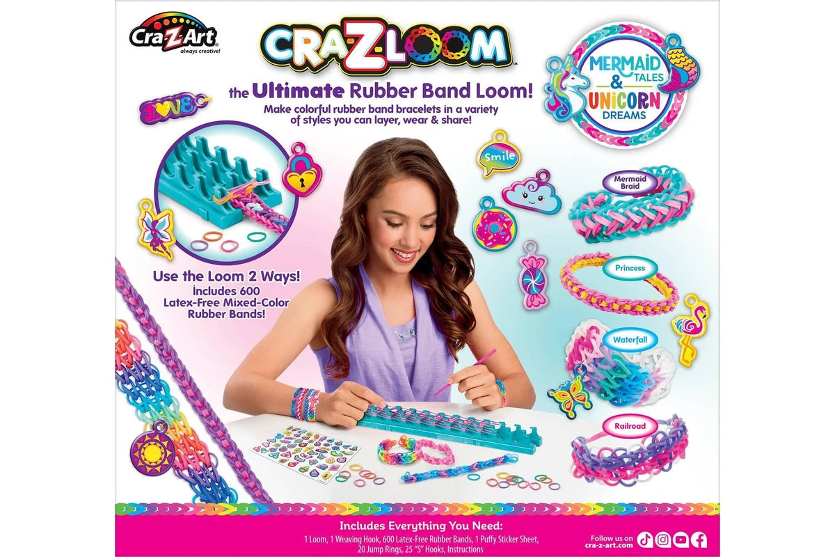 Cra-Z-Art Mermaid and Unicorn Bracelet Making Kit by Cra-Z-Art