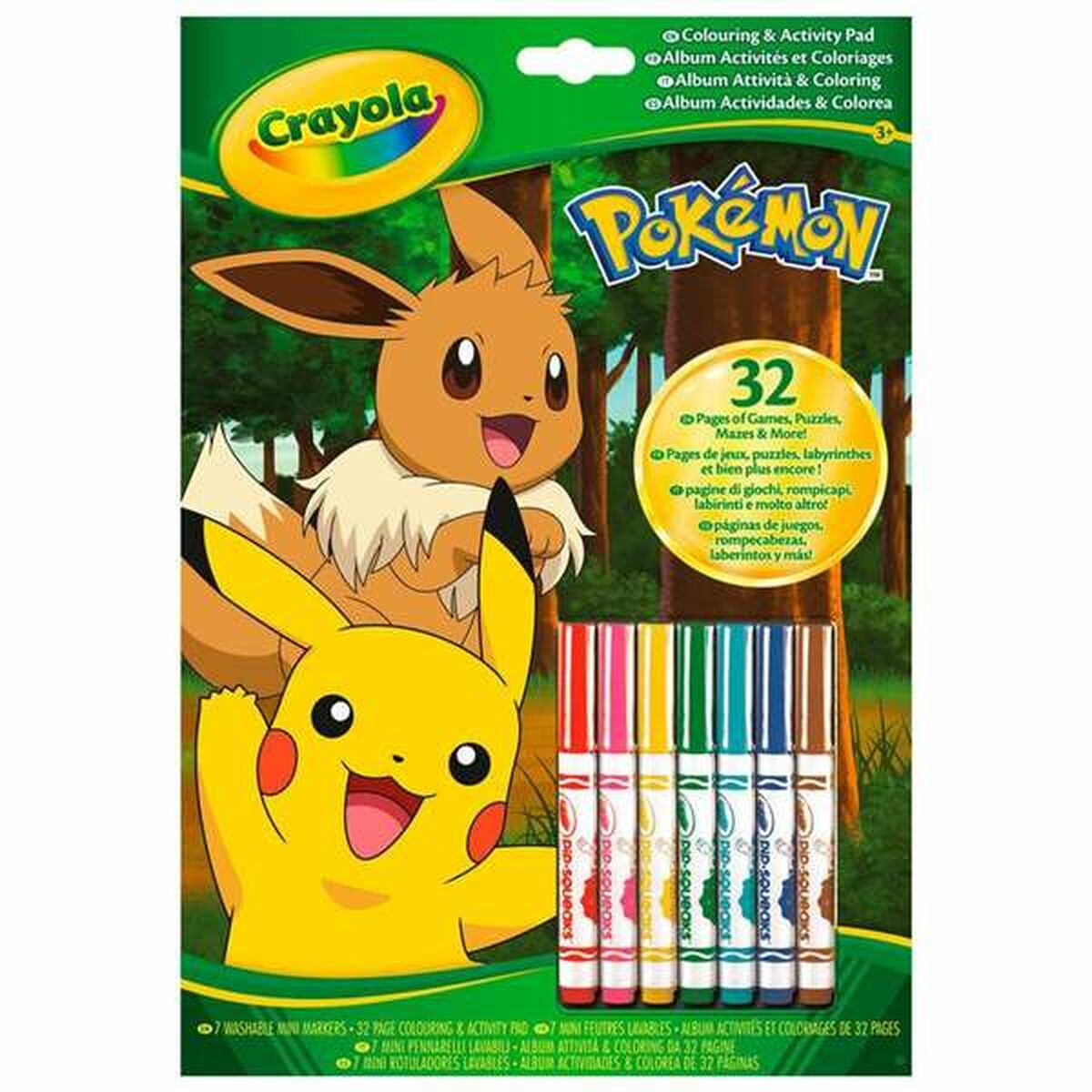 Crayola Pokémon Activity & Coloring Album by Crayola